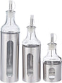 Harmony 3-Piece Oil & Vinegar Bottle Set – Silver - Al Kabayel Discount CentreHarmony 3-Piece Oil & Vinegar Bottle Set – SilverKitchen Utensils & GadgetsHARMONYAl Kabayel Discount Centre
