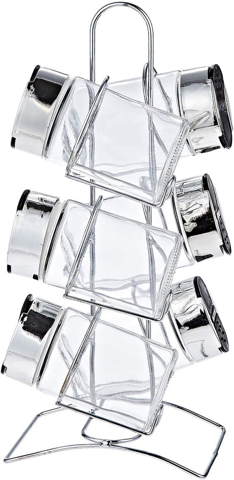 Harmony 6-Piece Flip-Top Spice Shaker Set with Metal Rack - Al Kabayel Discount CentreHarmony 6-Piece Flip-Top Spice Shaker Set with Metal RackKitchen Utensils & GadgetsHARMONYAl Kabayel Discount Centre