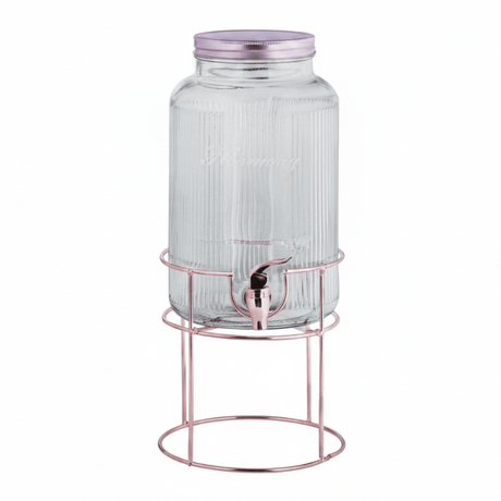 Harmony 6L Glass Beverage Dispenser with Metal Stand - Al Kabayel Discount CentreHarmony 6L Glass Beverage Dispenser with Metal StandJugsHARMONYAl Kabayel Discount Centre