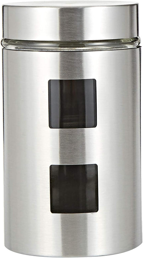 Harmony Canister With Coat 4 Pieces Set, Glass/Stainless Steel - Al Kabayel Discount CentreHarmony Canister With Coat 4 Pieces Set, Glass/Stainless SteelJars & Food SaversHARMONYAl Kabayel Discount Centre