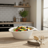 Harmony Elegant White Melamine Serving Bowl with Handle 21 × 18 cm Stylish Durable Bowl for Serving Curry Snacks and Salads - Al Kabayel Discount CentreHarmony Elegant White Melamine Serving Bowl with Handle 21 × 18 cm Stylish Durable Bowl for Serving Curry Snacks and SaladsBowlsHARMONYAl Kabayel Discount Centre