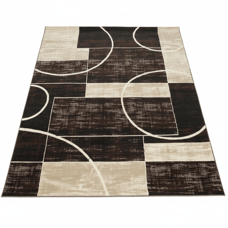 Harmony Kristal polyester Carpet – Brown & Dark Vizon Made in Turkey - 200×290 cm - Al Kabayel Discount CentreHarmony Kristal polyester Carpet – Brown & Dark Vizon Made in Turkey - 200×290 cmDoormatsHARMONYAl Kabayel Discount Centre