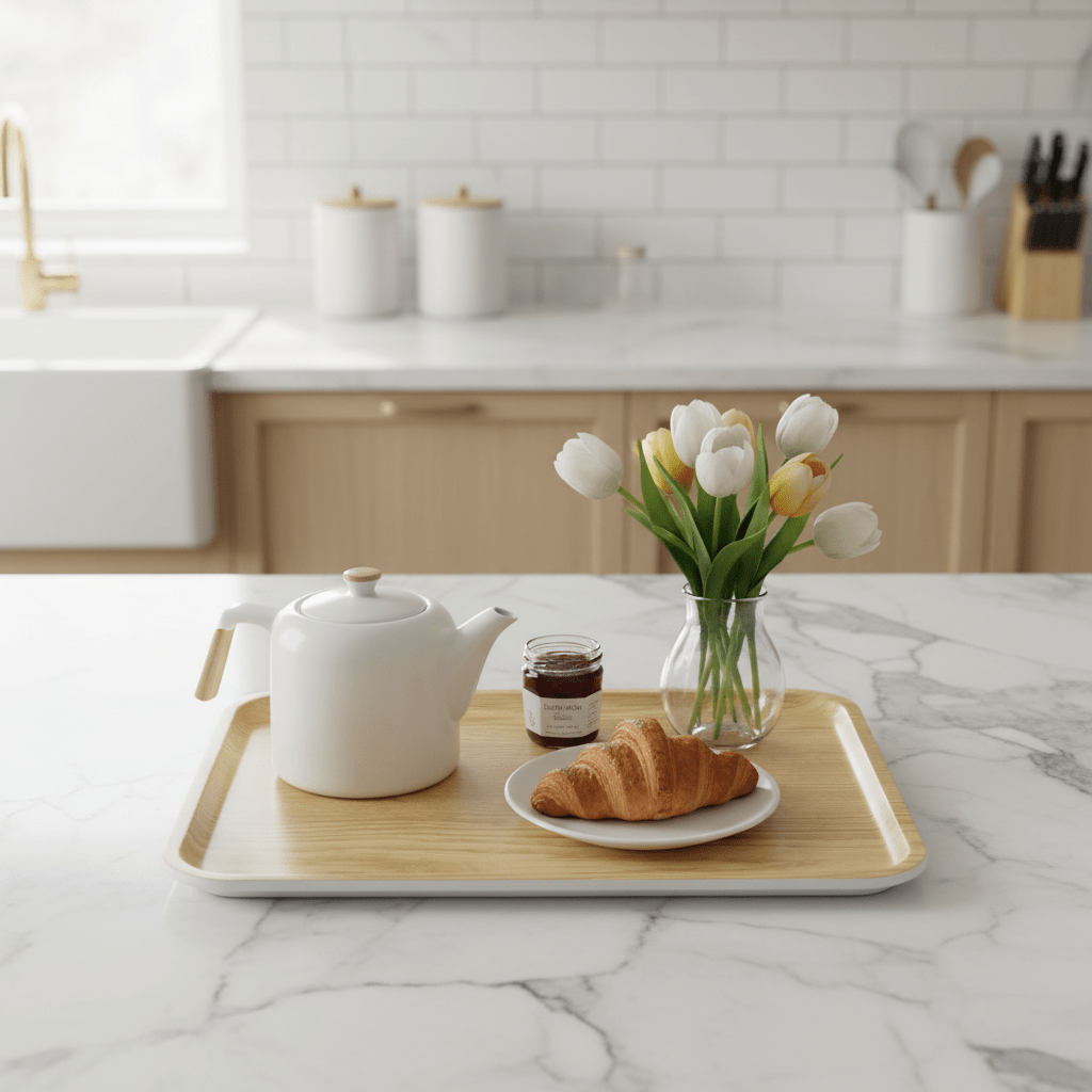 Harmony Large Rectangular Wood Grain Melamine Serving Tray Durable Multipurpose 39×29 cm - Al Kabayel Discount CentreHarmony Large Rectangular Wood Grain Melamine Serving Tray Durable Multipurpose 39×29 cmServing TraysHARMONYAl Kabayel Discount Centre