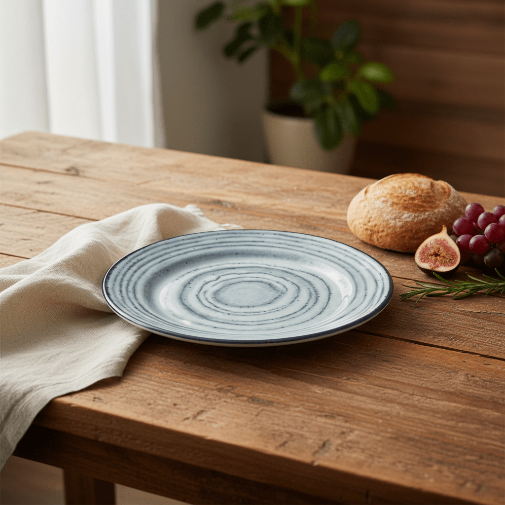 Harmony Melamine Blue Decorative Pattern Plate Multi - Purpose Serving Plate for Meals and Snacks – 8.5 Inch - Al Kabayel Discount CentreHarmony Melamine Blue Decorative Pattern Plate Multi - Purpose Serving Plate for Meals and Snacks – 8.5 InchPlatesHARMONYAl Kabayel Discount Centre