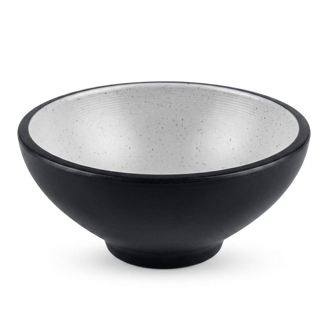 Harmony Melamine Bowl – 12×5 cm – Gray & Black - Al Kabayel Discount CentreHarmony Melamine Bowl – 12×5 cm – Gray & BlackBowlsHARMONYAl Kabayel Discount Centre