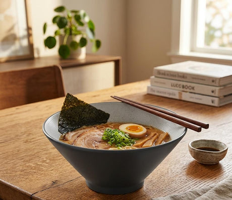 Harmony Melamine Bowl 22×9 cm – Gray & Black - Al Kabayel Discount CentreHarmony Melamine Bowl 22×9 cm – Gray & BlackBowlsHARMONYAl Kabayel Discount Centre