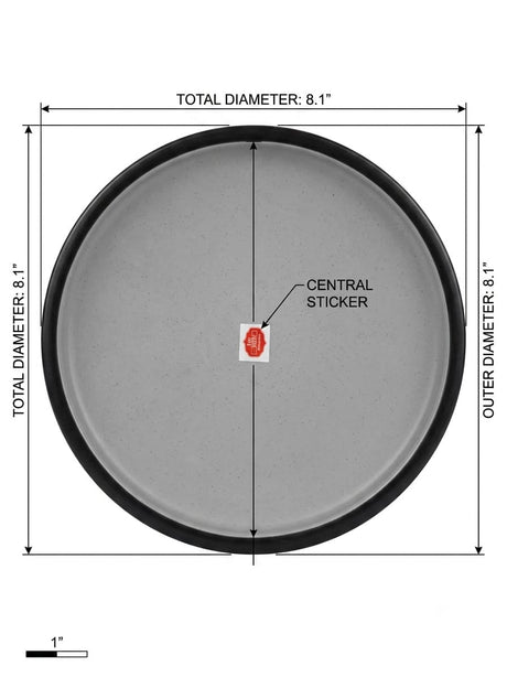 Harmony Melamine Deep Plate 8.1" – Gray & Black - Al Kabayel Discount CentreHarmony Melamine Deep Plate 8.1" – Gray & BlackPlatesHARMONYAl Kabayel Discount Centre