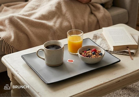 Harmony Melamine Rectangular Plate 30×20 cm – Gray & Black - Al Kabayel Discount CentreHarmony Melamine Rectangular Plate 30×20 cm – Gray & BlackPlatesHARMONYAl Kabayel Discount Centre