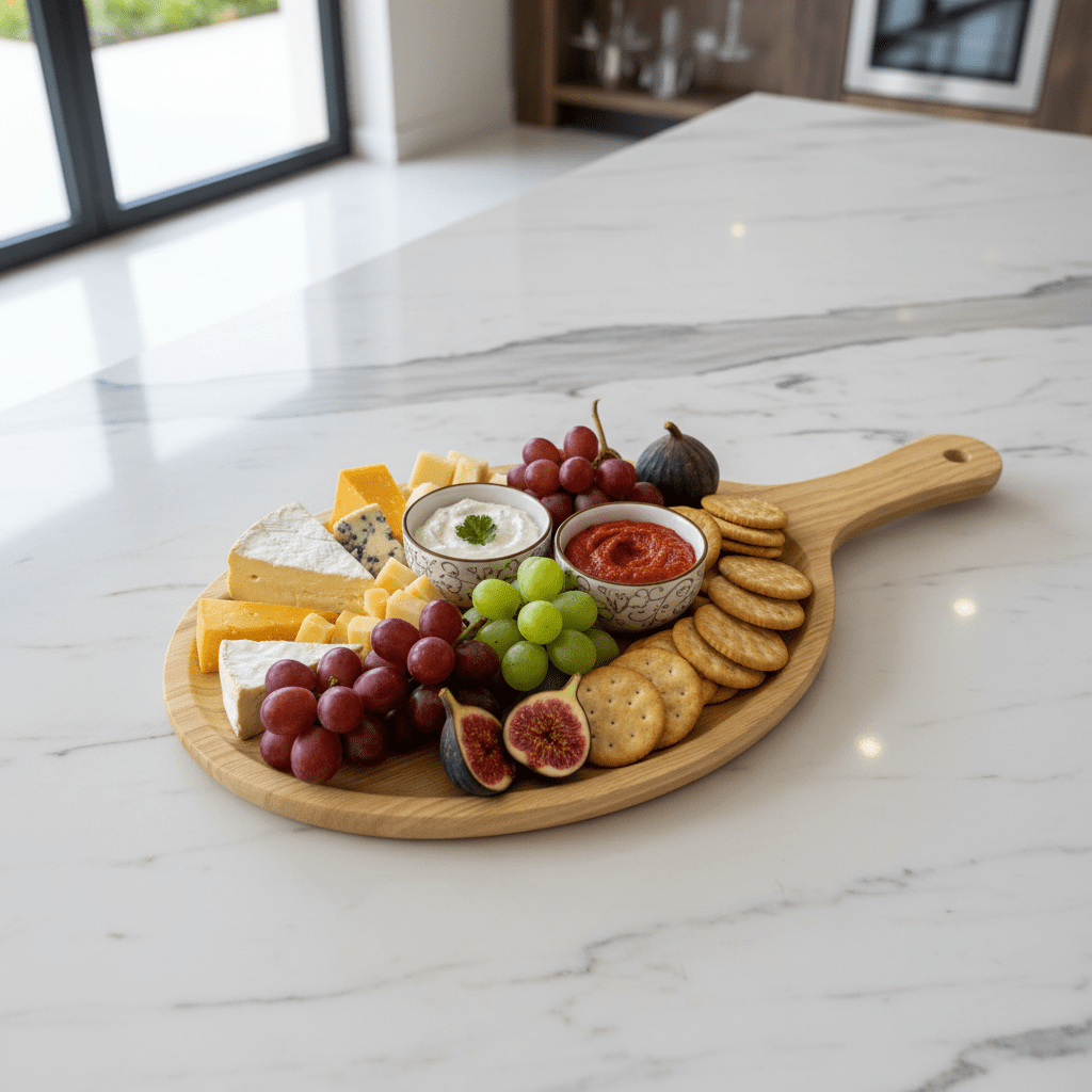 Harmony Oval Wood Grain Melamine Pizza Serving Plate Lightweight Durable 24×18 cm - Al Kabayel Discount CentreHarmony Oval Wood Grain Melamine Pizza Serving Plate Lightweight Durable 24×18 cmServing TraysHARMONYAl Kabayel Discount Centre