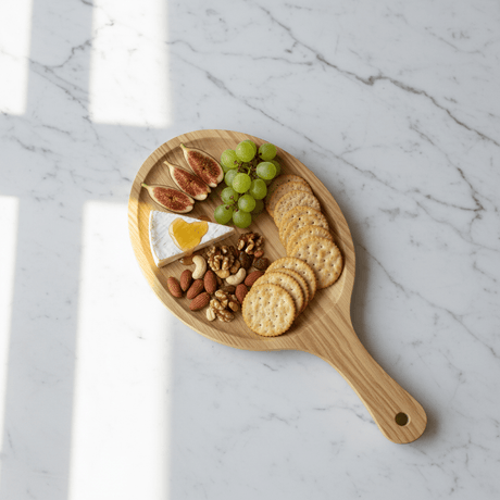 Harmony Oval Wood Grain Melamine Pizza Serving Plate Lightweight Durable 24×18 cm - Al Kabayel Discount CentreHarmony Oval Wood Grain Melamine Pizza Serving Plate Lightweight Durable 24×18 cmServing TraysHARMONYAl Kabayel Discount Centre