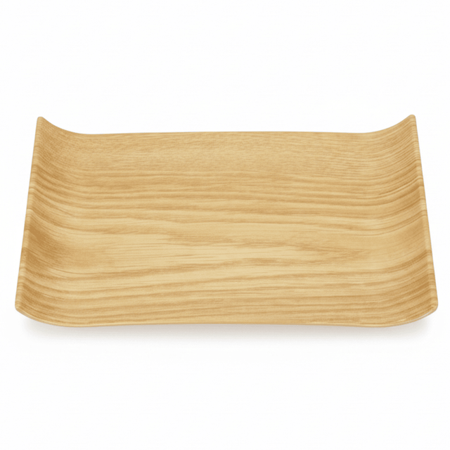 Harmony Premium Wood Grain Rectangular Melamine Serving Plate Durable Food Safe 10.5 Inch - Al Kabayel Discount CentreHarmony Premium Wood Grain Rectangular Melamine Serving Plate Durable Food Safe 10.5 InchServing TraysHARMONYAl Kabayel Discount Centre