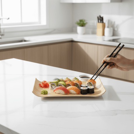 Harmony Premium Wood Grain Rectangular Melamine Serving Plate Durable Food Safe 10.5 Inch - Al Kabayel Discount CentreHarmony Premium Wood Grain Rectangular Melamine Serving Plate Durable Food Safe 10.5 InchServing TraysHARMONYAl Kabayel Discount Centre