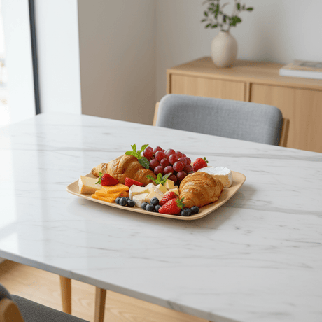 Harmony Premium Wood Grain Rectangular Melamine Serving Plate Large Durable Dining Platter 36×22 cm - Al Kabayel Discount CentreHarmony Premium Wood Grain Rectangular Melamine Serving Plate Large Durable Dining Platter 36×22 cmServing TraysHARMONYAl Kabayel Discount Centre