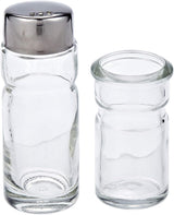 Harmony Salt, Pepper & Toothpick Holder Set with Metal Stand – 3-Piece, Clear - Al Kabayel Discount CentreHarmony Salt, Pepper & Toothpick Holder Set with Metal Stand – 3-Piece, ClearKitchen Utensils & GadgetsHARMONYAl Kabayel Discount Centre