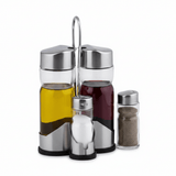 Harmony Salt Shaker With Oil And Vinegar Bottle Set – 5 Pieces – Silver - Al Kabayel Discount CentreHarmony Salt Shaker With Oil And Vinegar Bottle Set – 5 Pieces – SilverKitchen Utensils & GadgetsHARMONYAl Kabayel Discount Centre