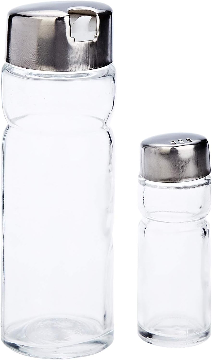 Harmony Salt Shaker With Oil And Vinegar Bottle Set – 5 Pieces – Silver - Al Kabayel Discount CentreHarmony Salt Shaker With Oil And Vinegar Bottle Set – 5 Pieces – SilverKitchen Utensils & GadgetsHARMONYAl Kabayel Discount Centre