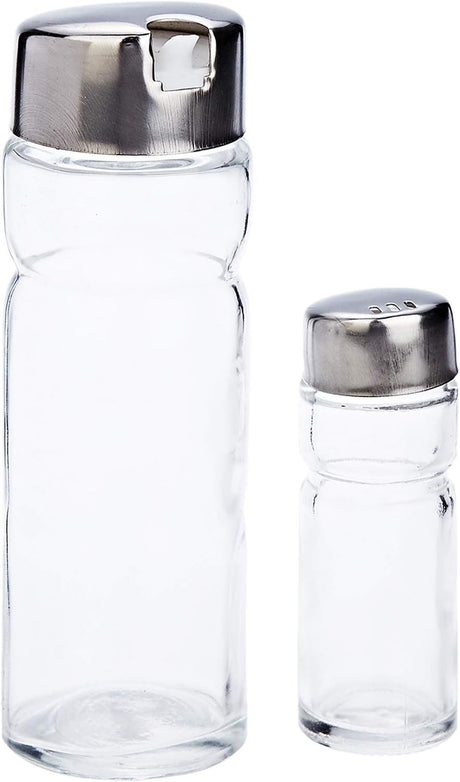 Harmony Salt Shaker With Oil And Vinegar Bottle Set – 5 Pieces – Silver - Al Kabayel Discount CentreHarmony Salt Shaker With Oil And Vinegar Bottle Set – 5 Pieces – SilverKitchen Utensils & GadgetsHARMONYAl Kabayel Discount Centre