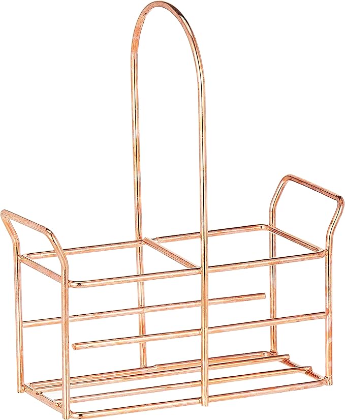 Harmony Table Top 2-Piece Spice Shaker Set - 90ml - Rose Gold & Clear Glass