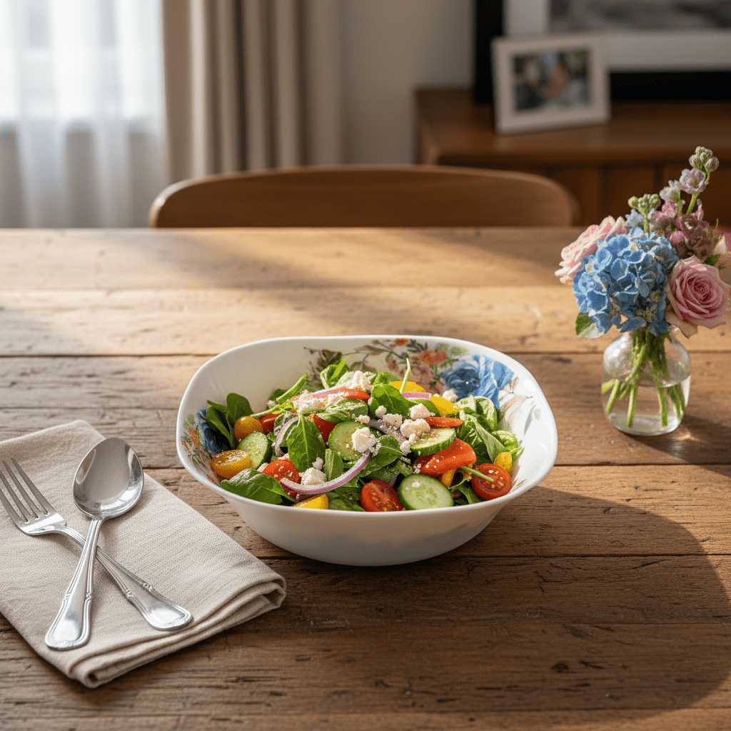Harmony White Opalware Bowl with Floral Design - 7.5 Inch - Al Kabayel Discount CentreHarmony White Opalware Bowl with Floral Design - 7.5 InchBowlsHARMONYAl Kabayel Discount Centre