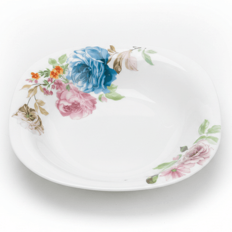 Harmony White Opalware Soup Bowl with Floral Design - 9 Inch - Al Kabayel Discount CentreHarmony White Opalware Soup Bowl with Floral Design - 9 InchBowlsHARMONYAl Kabayel Discount Centre