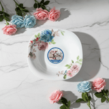 Harmony White Opalware Soup Bowl with Floral Design - 9 Inch - Al Kabayel Discount CentreHarmony White Opalware Soup Bowl with Floral Design - 9 InchBowlsHARMONYAl Kabayel Discount Centre