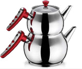HASCEVHER Apple Mini Size Stainless Steel Tea Pot Set, 1.1 Liter and 1.2 Liter - Al Kabayel Discount CentreHASCEVHER Apple Mini Size Stainless Steel Tea Pot Set, 1.1 Liter and 1.2 LiterTea/Coffee PotsHASCEVHERAl Kabayel Discount Centre