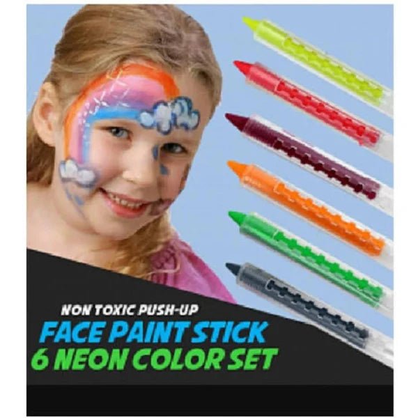 Hauba Face Painting Stick 6Pcs 600Z - Al Kabayel Discount CentreHauba Face Painting Stick 6Pcs 600ZPaintsHAUBAAl Kabayel Discount Centre