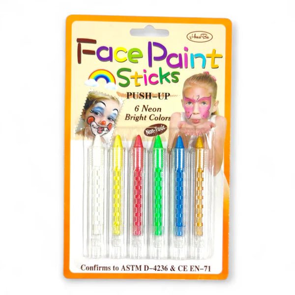 Hauba Face Painting Stick 6Pcs 600Z - Al Kabayel Discount CentreHauba Face Painting Stick 6Pcs 600ZPaintsHAUBAAl Kabayel Discount Centre