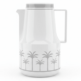 HB 1 Liter Thermal Vacuum Flask – White & Gray Double Wall Insulated Coffee & Tea Server - Al Kabayel Discount CentreHB 1 Liter Thermal Vacuum Flask – White & Gray Double Wall Insulated Coffee & Tea ServerThermosHBAl Kabayel Discount Centre