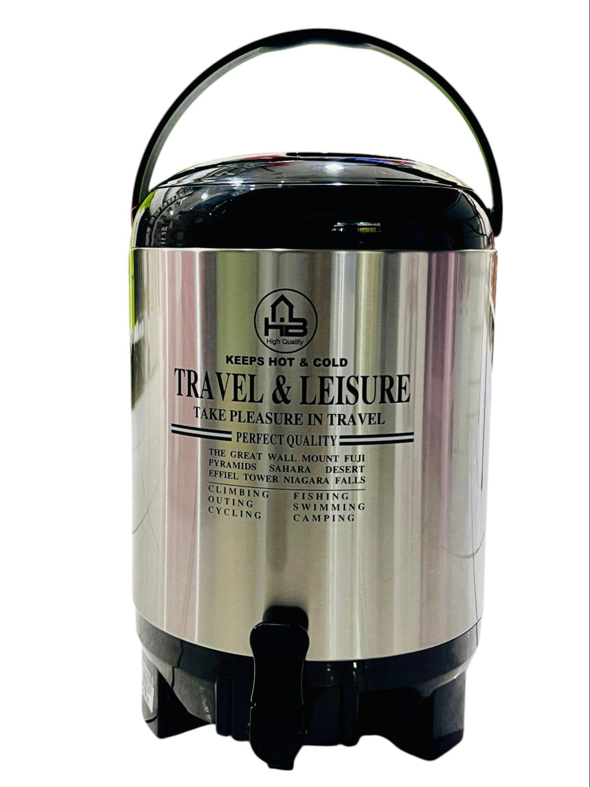 HB Portable Hot & Cold Water Jug with a Leak Proof Tap 8 Liter, Silver - Al Kabayel Discount CentreHB Portable Hot & Cold Water Jug with a Leak Proof Tap 8 Liter, SilverCoolersHBAl Kabayel Discount Centre