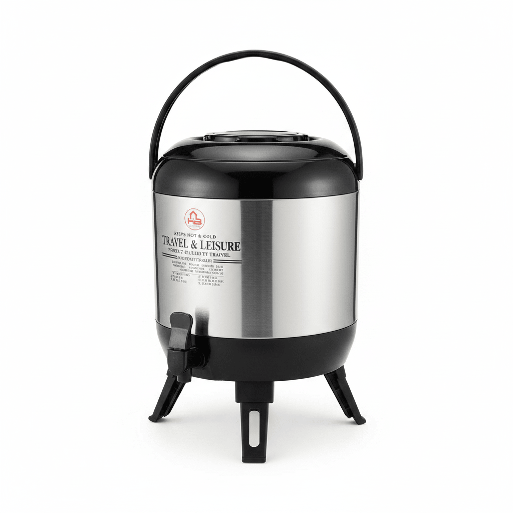 HB Stainless Steel Insulated Water Jug 6L – Hot & Cold Beverage Dispenser - Al Kabayel Discount CentreHB Stainless Steel Insulated Water Jug 6L – Hot & Cold Beverage DispenserJugsHBAl Kabayel Discount Centre