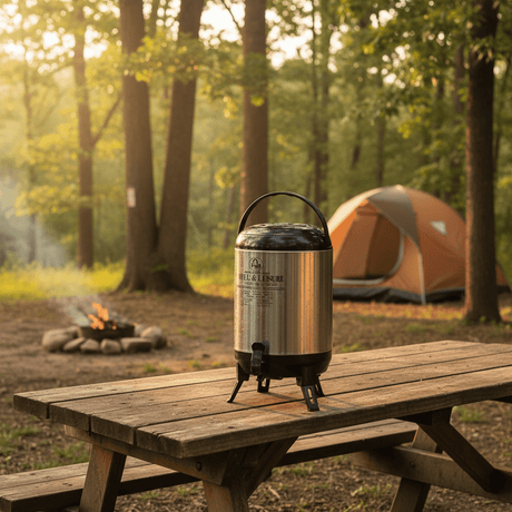 HB Stainless Steel Insulated Water Jug 8L – Hot & Cold Beverage Dispenser - Al Kabayel Discount CentreHB Stainless Steel Insulated Water Jug 8L – Hot & Cold Beverage DispenserJugsHBAl Kabayel Discount Centre