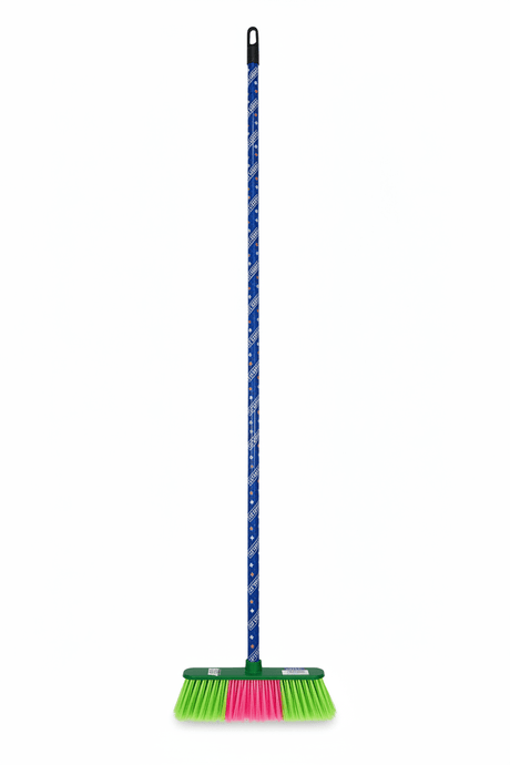 Henlee Duo - Bristle Sweep Broom with Wooden Handle– 27cm × 133cm | Assorted Colors - Al Kabayel Discount CentreHenlee Duo - Bristle Sweep Broom with Wooden Handle– 27cm × 133cm | Assorted ColorsCleaning SuppliesHENLEEAl Kabayel Discount Centre