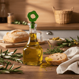 Herevin Glass Oil Bottle with Green Stopper – 275ml | Premium Kitchen Dispenser - Al Kabayel Discount CentreHerevin Glass Oil Bottle with Green Stopper – 275ml | Premium Kitchen DispenserKitchen Utensils & GadgetsHEREVINAl Kabayel Discount Centre