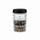 Herevin Glass Storage Jar with Black Lid - 18×10cm / 22×10cm - Al Kabayel Discount CentreHerevin Glass Storage Jar with Black Lid - 18×10cm / 22×10cmJars & Food SaversHEREVINAl Kabayel Discount Centre