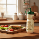 Herevin Plastic Classic Mayonnaise Dispenser Bottle Squeeze Bottle for Mayo, Sauces, and Condiments - 660ml - Cream Body With Green Cap - Al Kabayel Discount CentreHerevin Plastic Classic Mayonnaise Dispenser Bottle Squeeze Bottle for Mayo, Sauces, and Condiments - 660ml - Cream Body With Green CapKitchen Utensils & GadgetsHEREVINAl Kabayel Discount Centre