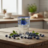 Hervin Glass Tumbler 350cc – Blueberry Print | 12×7.5cm - Al Kabayel Discount CentreHervin Glass Tumbler 350cc – Blueberry Print | 12×7.5cmTumblersHERVINAl Kabayel Discount Centre
