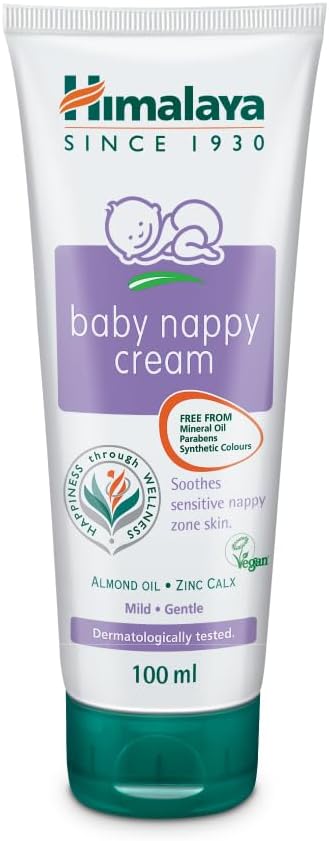 Himalaya Baby Nappy Cream – Soothes & Protects Sensitive Skin | Almond Oil & Zinc Calx | 100ml - Al Kabayel Discount CentreHimalaya Baby Nappy Cream – Soothes & Protects Sensitive Skin | Almond Oil & Zinc Calx | 100mlBaby ProductsHIMALAYAAl Kabayel Discount Centre
