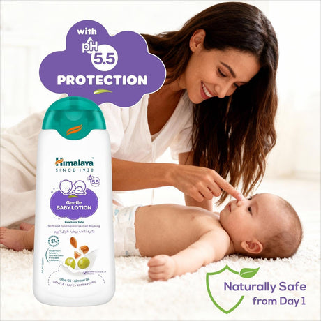 Himalaya Gentle Baby Lotion pH 5.5 – 400ml | Olive & Almond Oil | Newborn Safe | Dermatologically Tested - Al Kabayel Discount CentreHimalaya Gentle Baby Lotion pH 5.5 – 400ml | Olive & Almond Oil | Newborn Safe | Dermatologically TestedBaby ProductsHIMALAYAAl Kabayel Discount Centre