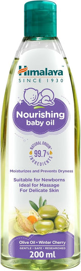 Himalaya Nourishing Baby Oil – Olive Oil & Winter Cherry | 200ml - Al Kabayel Discount CentreHimalaya Nourishing Baby Oil – Olive Oil & Winter Cherry | 200mlBaby ProductsHIMALAYAAl Kabayel Discount Centre
