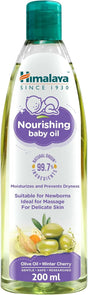 Himalaya Nourishing Baby Oil – Olive Oil & Winter Cherry | 200ml - Al Kabayel Discount CentreHimalaya Nourishing Baby Oil – Olive Oil & Winter Cherry | 200mlBaby ProductsHIMALAYAAl Kabayel Discount Centre