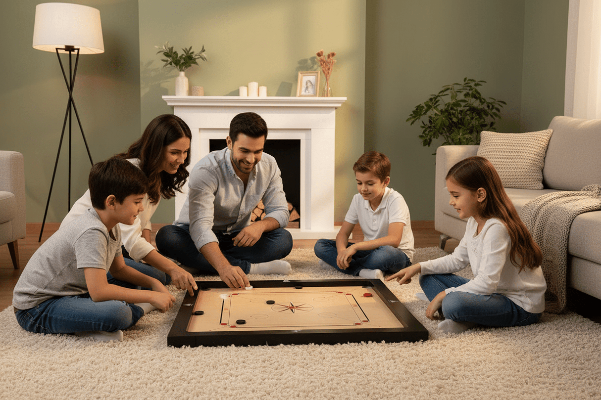 Himco Wooden Carrom Board 24x24 cm – Medium Size Family Game Board - Al Kabayel Discount CentreHimco Wooden Carrom Board 24x24 cm – Medium Size Family Game BoardToysHIMCOAl Kabayel Discount Centre