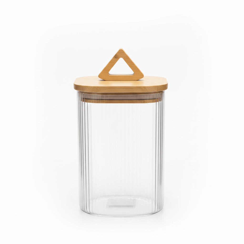 HM Glass Canister with Wooden Lid - 10×10cm / 15×10cm / 20×10cm / 25×10cm - Al Kabayel Discount CentreHM Glass Canister with Wooden Lid - 10×10cm / 15×10cm / 20×10cm / 25×10cmJars & Food SaversHMAl Kabayel Discount Centre