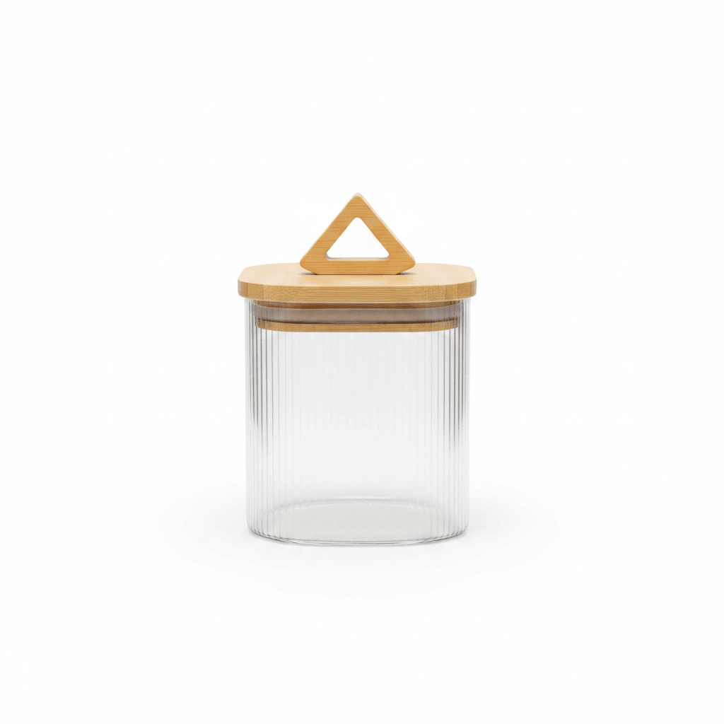 HM Glass Canister with Wooden Lid - 10×10cm / 15×10cm / 20×10cm / 25×10cm - Al Kabayel Discount CentreHM Glass Canister with Wooden Lid - 10×10cm / 15×10cm / 20×10cm / 25×10cmJars & Food SaversHMAl Kabayel Discount Centre
