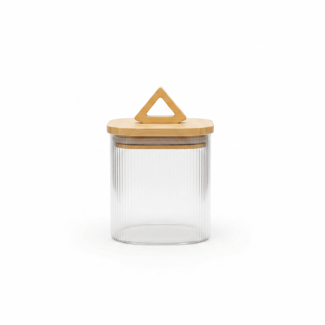 HM Glass Canister with Wooden Lid - 10×10cm / 15×10cm / 20×10cm / 25×10cm - Al Kabayel Discount CentreHM Glass Canister with Wooden Lid - 10×10cm / 15×10cm / 20×10cm / 25×10cmJars & Food SaversHMAl Kabayel Discount Centre