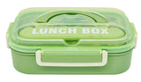 HMJP Three Compartment Lunch Box with Spoon 1000ml, SUS304 Stainless Steel Interior,Green - Al Kabayel Discount CentreHMJP Three Compartment Lunch Box with Spoon 1000ml, SUS304 Stainless Steel Interior,GreenFood ContainersHMJPAl Kabayel Discount Centre