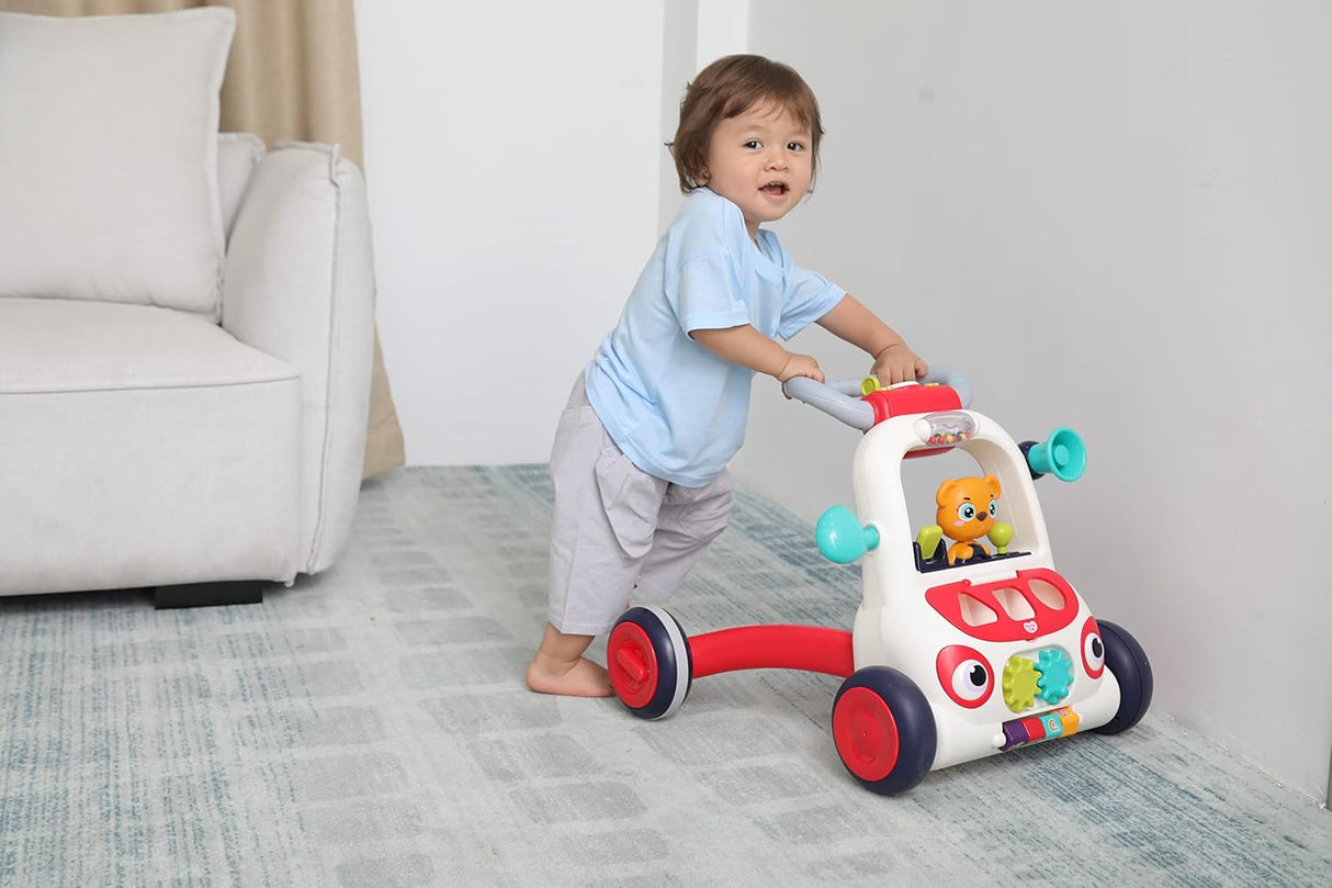 Hola Baby Walker, Adjustable Speed Mechanism, Storage Tray/Compartment, Non - Slip Handle, Built - in - Sensor, Ultra - Wide Design 57cm Gap Between Rear Wheel, Interactive Features - Al Kabayel Discount CentreHola Baby Walker, Adjustable Speed Mechanism, Storage Tray/Compartment, Non - Slip Handle, Built - in - Sensor, Ultra - Wide Design 57cm Gap Between Rear Wheel, Interactive FeaturesBaby & toddler toysHOLAAl Kabayel Discount Centre