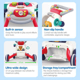 Hola Baby Walker, Adjustable Speed Mechanism, Storage Tray/Compartment, Non - Slip Handle, Built - in - Sensor, Ultra - Wide Design 57cm Gap Between Rear Wheel, Interactive Features - Al Kabayel Discount CentreHola Baby Walker, Adjustable Speed Mechanism, Storage Tray/Compartment, Non - Slip Handle, Built - in - Sensor, Ultra - Wide Design 57cm Gap Between Rear Wheel, Interactive FeaturesBaby & toddler toysHOLAAl Kabayel Discount Centre