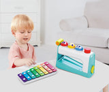 Hola Rainbow Xylophone, 4 - in - 1 Montessori Toys, Pounding - Color Matching - Rolling Ball Games - Al Kabayel Discount CentreHola Rainbow Xylophone, 4 - in - 1 Montessori Toys, Pounding - Color Matching - Rolling Ball GamesEducational ToysHOLAAl Kabayel Discount Centre