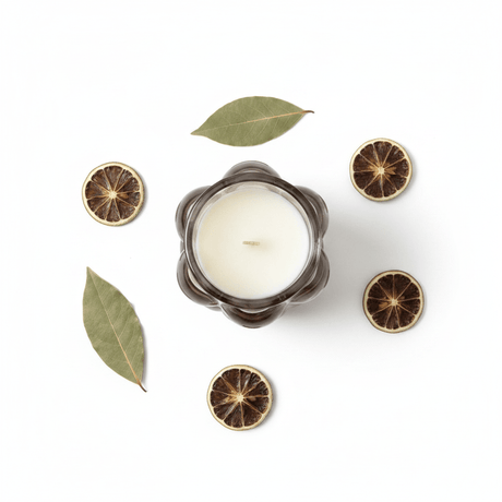 Home Fragrance Bay Leaf & Lime Mini Decorative Scented Candle in Glass Cup – 9 cm - Al Kabayel Discount CentreHome Fragrance Bay Leaf & Lime Mini Decorative Scented Candle in Glass Cup – 9 cmHome FragrancesHOME FRAGRANCEAl Kabayel Discount Centre